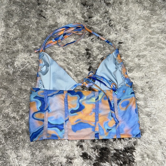 Tiger Mist Tie dye Crop Top - Picture 3 of 3
